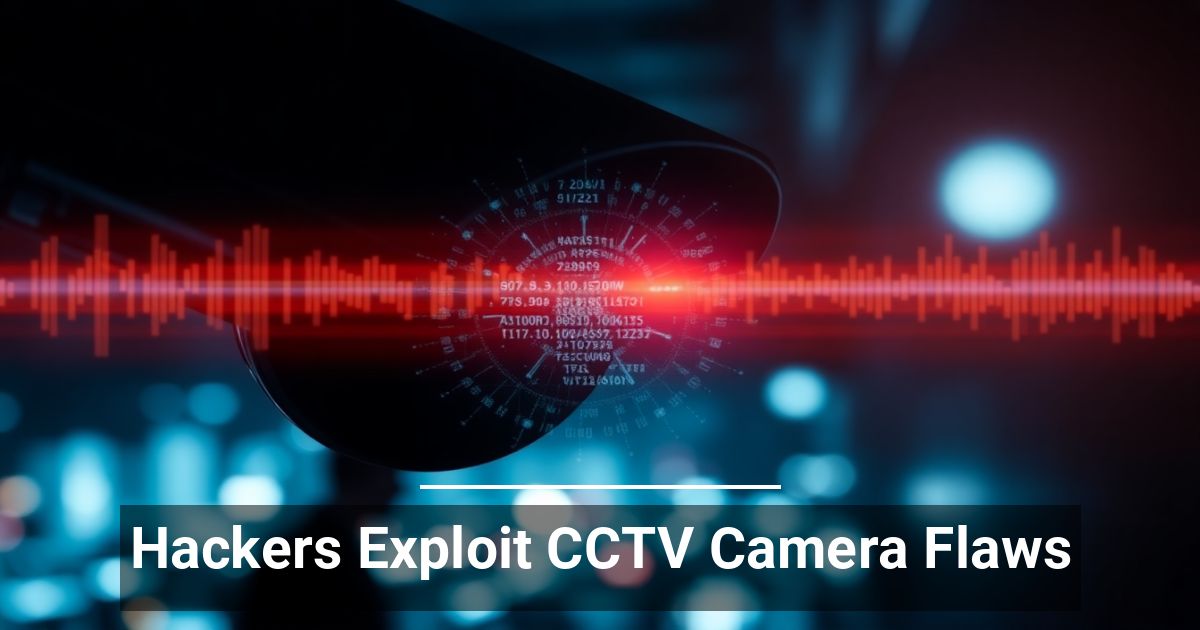Hackers Exploit CCTV Camera Flaws